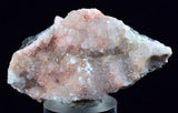 5.5cms RHODOCHROSITE ROSETTE QUARTZ  Peru Pink Crystals Needles Collector Mineral Specimen R533
