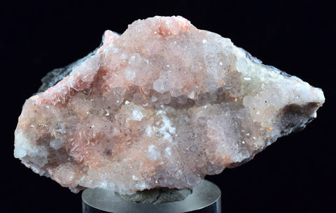 5.5cms RHODOCHROSITE ROSETTE QUARTZ  Peru Pink Crystals Needles Collector Mineral Specimen R533