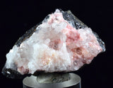 4.8cms RHODOCHROSITE ROSETTE QUARTZ  Peru Pink Crystals Needles Collector Mineral Specimen R534