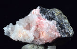 4.8cms RHODOCHROSITE ROSETTE QUARTZ  Peru Pink Crystals Needles Collector Mineral Specimen R534