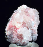 3.9cms RHODOCHROSITE ROSETTE QUARTZ  Peru Pink Crystals Needles Collector Mineral Specimen R535