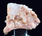 3.4cms RHODOCHROSITE ROSETTE QUARTZ  Peru Pink Crystals Needles Collector Mineral Specimen R537