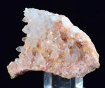 3.4cms RHODOCHROSITE ROSETTE QUARTZ  Peru Pink Crystals Needles Collector Mineral Specimen R537