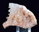 3.4cms RHODOCHROSITE ROSETTE QUARTZ  Peru Pink Crystals Needles Collector Mineral Specimen R537