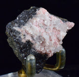 4.2cms RHODOCHROSITE ROSETTE QUARTZ  Peru Pink Crystals Needles Collector Mineral Specimen R540