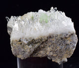 3.6cms AUGELITE CRYSTAL PERU Dark Green Bright Needle Quartz Pasto Bueno Rare Gemstone Facet Grade AE525
