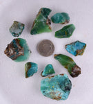 55Grams Lot GEM SILICA CHRYSOCOLLA Multicolor Chalcedony Emerald Jade Color Lily Mine S88