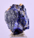 2cms GEM AZURITE CRYSTALS Morocco Royal Blue Color Shsrp Shiny Mineral Specimen U522