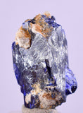 2cms GEM AZURITE CRYSTALS Morocco Royal Blue Color Shsrp Shiny Mineral Specimen U522