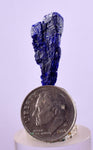 2.7cms GEM AZURITE CRYSTALS Morocco Royal Blue Color Shsrp Shiny Mineral Specimen U523