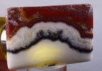 5.2cms GEM MACHU PICCHU Aragonite Cabochon Peru Calcite Copper Dendrites B05