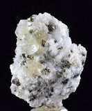 3.3cms APATITE CALCITE QUARTZ Pyrite Dickite Scheelite ? Peru Huanzala A531