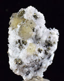 3.3cms APATITE CALCITE QUARTZ Pyrite Dickite Scheelite ? Peru Huanzala A531