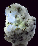 3.3cms APATITE CALCITE QUARTZ Pyrite Dickite Scheelite ? Peru Huanzala A531