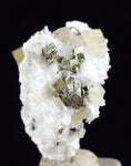 2cms APATITE CALCITE QUARTZ Pyrite Dickite Scheelite ? Peru Huanzala A532