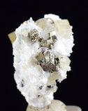 2cms APATITE CALCITE QUARTZ Pyrite Dickite Scheelite ? Peru Huanzala A532