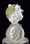 2cms APATITE CALCITE QUARTZ Pyrite Dickite Scheelite ? Peru Huanzala A532