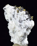 3.6cms APATITE CALCITE QUARTZ Pyrite Dickite Scheelite ? Peru Huanzala A534