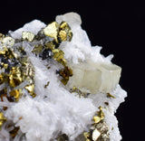 3.6cms APATITE CALCITE QUARTZ Pyrite Dickite Scheelite ? Peru Huanzala A534