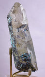 11.5cms  QUARTZ CHRYSOCOLLA TENTADORA Mine Peru Grape Botryoidal Stalactite Crystals Rare Ajoite (?)Mineral Specimen Collectors ce950