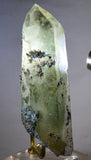 11.5cms  QUARTZ CHRYSOCOLLA TENTADORA Mine Peru Grape Botryoidal Stalactite Crystals Rare Ajoite (?)Mineral Specimen Collectors ce950