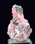 1.8cms RHODOCHROSITE FLUORITE PYRITE Crystal Rhombohedral Wuzhou Guangxi China Mineral Specimen R527