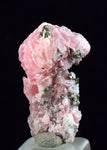 2.2cms RHODOCHROSITE FLUORITE PYRITE Crystal Rhombohedral Wuzhou Guangxi China Mineral Specimen R528