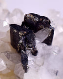 7.1cms HUBNERITE QUARTZ CRYSTALS Mineral Specimen Collector Peru M216