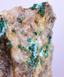 7cms GEM BROCHANTITE MICRO Crystals Linarite Inca De Oro Chile Miniature Mineral Specimen Z22