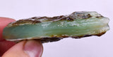 41 grs BLUE OPAL ROUGH Peru Rough Scenic Quality Translucent Jewelry O702