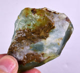 41 grs BLUE OPAL ROUGH Peru Rough Scenic Quality Translucent Jewelry O702