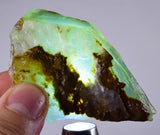 41 grs BLUE OPAL ROUGH Peru Rough Scenic Quality Translucent Jewelry O702