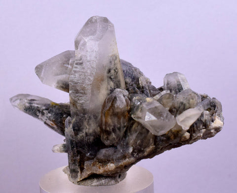 5cms GEM QUARTZ Natural Chlorite Included Phantom Crystal Peru Q332