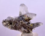 5cms GEM QUARTZ Natural Chlorite Included Phantom Crystal Peru Q332