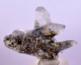 5cms GEM QUARTZ Natural Chlorite Included Phantom Crystal Peru Q332