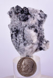 5cms GALENA QUARTZ PERU Crystals Cluster Collectors Mineral Specimen G240