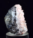 5.5cms RHODOCHROSITE ROSETTE QUARTZ  Peru Pink Crystals Needles Collector Mineral Specimen R533