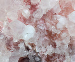 3.9cms RHODOCHROSITE ROSETTE QUARTZ  Peru Pink Crystals Needles Collector Mineral Specimen R535