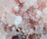 3.9cms RHODOCHROSITE ROSETTE QUARTZ  Peru Pink Crystals Needles Collector Mineral Specimen R535