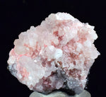 3.9cms RHODOCHROSITE ROSETTE QUARTZ  Peru Pink Crystals Needles Collector Mineral Specimen R535