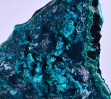 6.6cms BLUE MALACHITE BOTRYOIDAL Peru Crystals Grape Spheres Rosette Translucent New Find Stalactite Minerals Specimensn U535