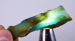 24.3grs BLUE OPAL SLAB Peru Scenic Quality Translucent Jewelry Collector O706
