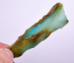 21grs BLUE OPAL SLAB Peru Scenic Quality Translucent Jewelry Collector O707