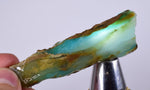 21grs BLUE OPAL SLAB Peru Scenic Quality Translucent Jewelry Collector O707