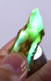 7.1grs BLUE OPAL SLAB Peru Scenic Quality Translucent Jewelry Collector O708