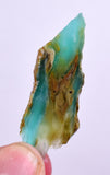 7.1grs BLUE OPAL SLAB Peru Scenic Quality Translucent Jewelry Collector O708
