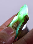 7.1grs BLUE OPAL SLAB Peru Scenic Quality Translucent Jewelry Collector O708