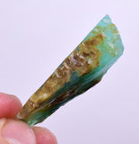 7.1grs BLUE OPAL SLAB Peru Scenic Quality Translucent Jewelry Collector O708