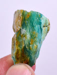 7.8grs BLUE OPAL SLAB Peru Scenic Quality Translucent Jewelry Collector O710