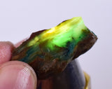 6grs BLUE OPAL SLAB Peru Scenic Quality Translucent Jewelry Collector O711